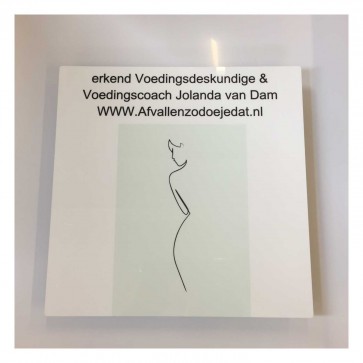 Bedrijfsnaambord aluminium 30 x 30 cm