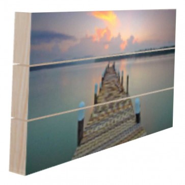 Foto op hout 90 x 90 cm