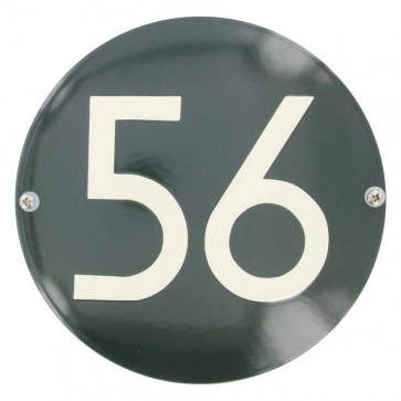 Huisnummer rond 16 cm