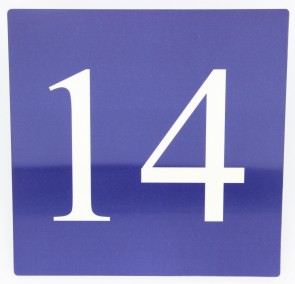 Aluminium huisnummer 15 x 15 cm-1