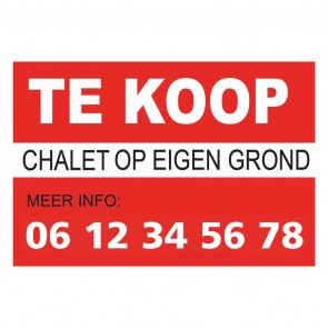 Bedrijfsnaambord aluminium 40 x 30 cm