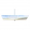 Gedenk tafel plexiglas 15 x 10 cm