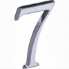 Mat chroom huisnummer (7)  12 cm