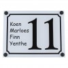 Plexiglas naambord 195 x 145 mm