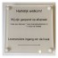 Bedrijfsnaambord plexiglas 145 x 145 mm-2