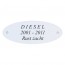 Gedenkplaatje 115 x 45 mm