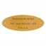 Gedenkplaatje 115 x 45 mm