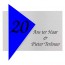 RVS + plexiglas naambord 15 x 14 cm